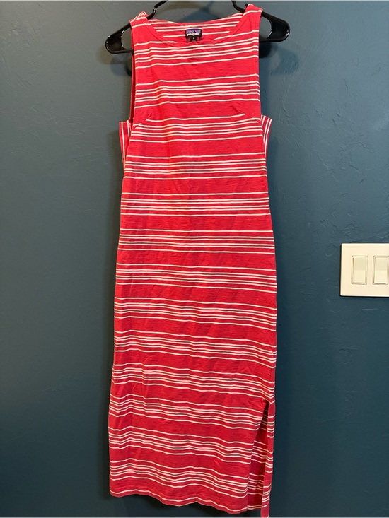 Patagonia Dresses & Skirts - Red & White Striped Maxi Dress